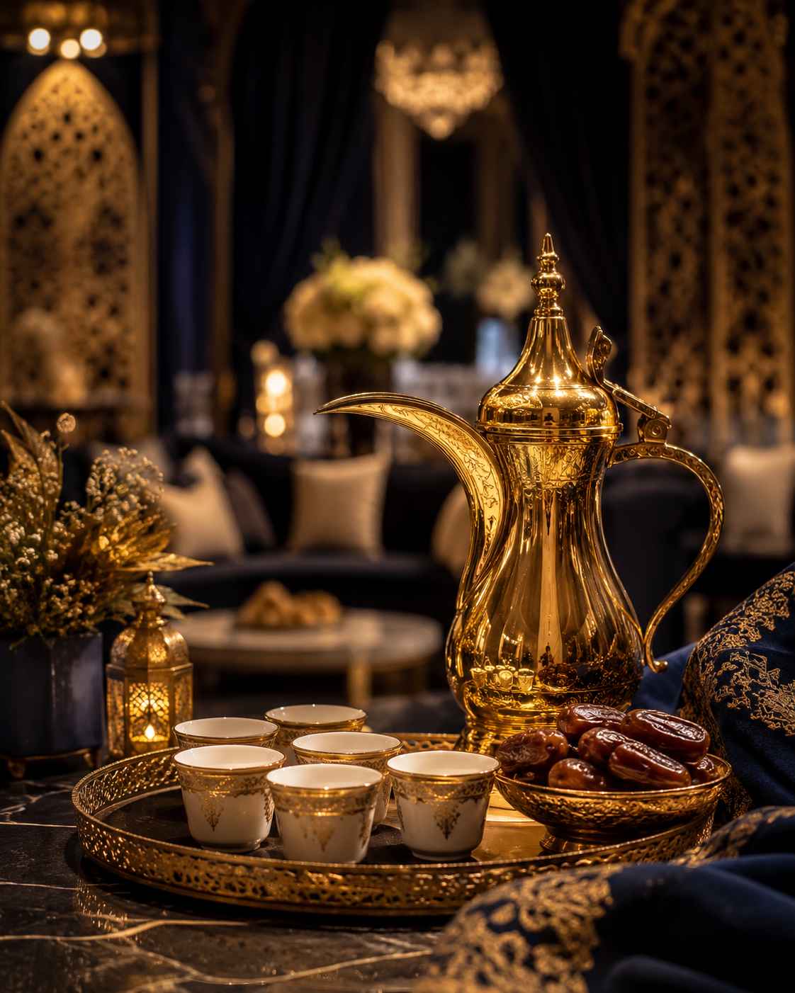 الضيافة العربية الفاخرة